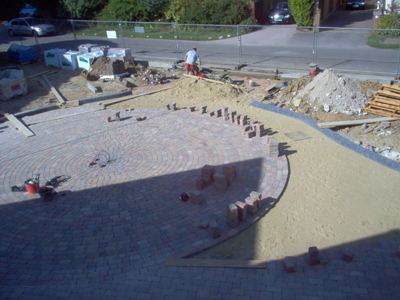east preston circle driveway blockpaving