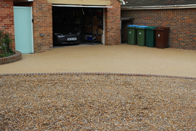 resin bound drive with shingle