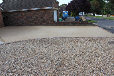 resin bound driveway almost complete1